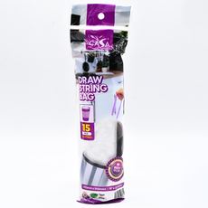 Drawstring Bag 20L White Purple